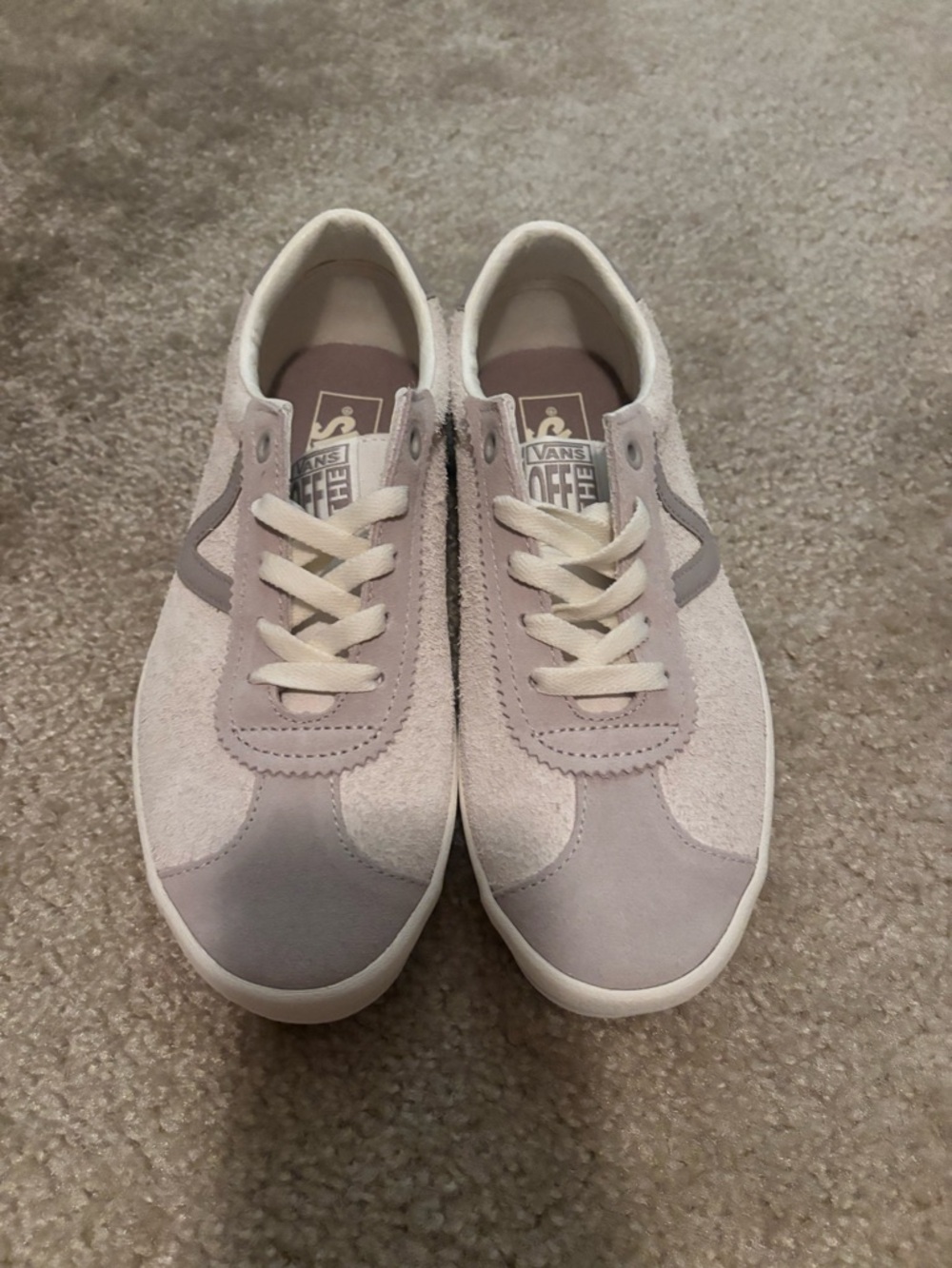 Vans Low-Top Sneakers Off-White and Grey